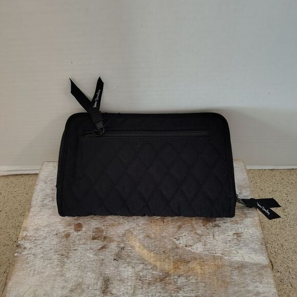 Vera Bradley Black Quilted Wallet - Picture 2 of 4